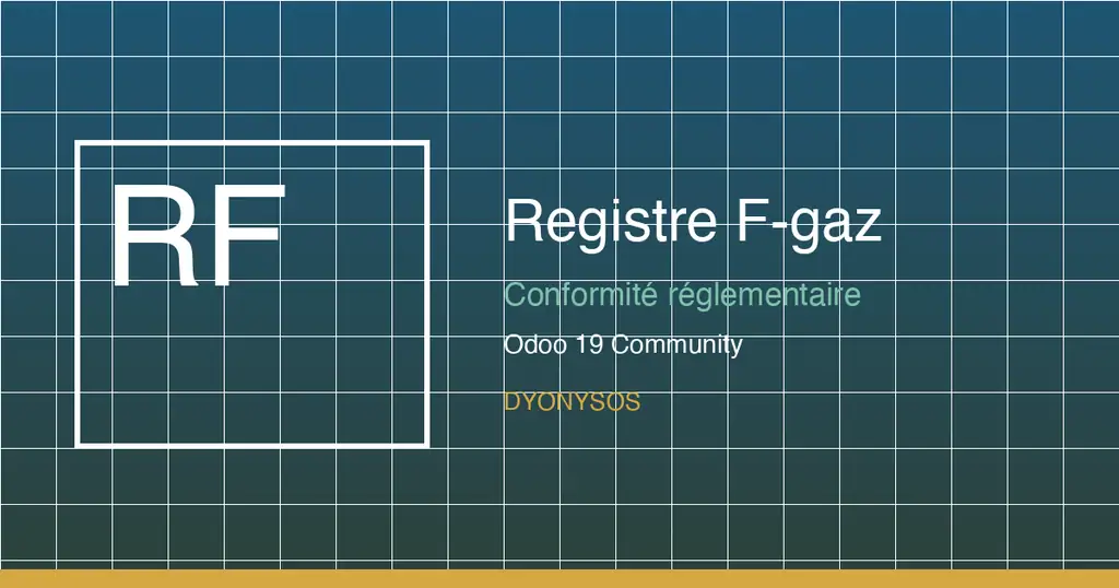 Registre F-gaz — contrôle d'étanchéité des équipements frigorifiques (Odoo Online) — capture 1