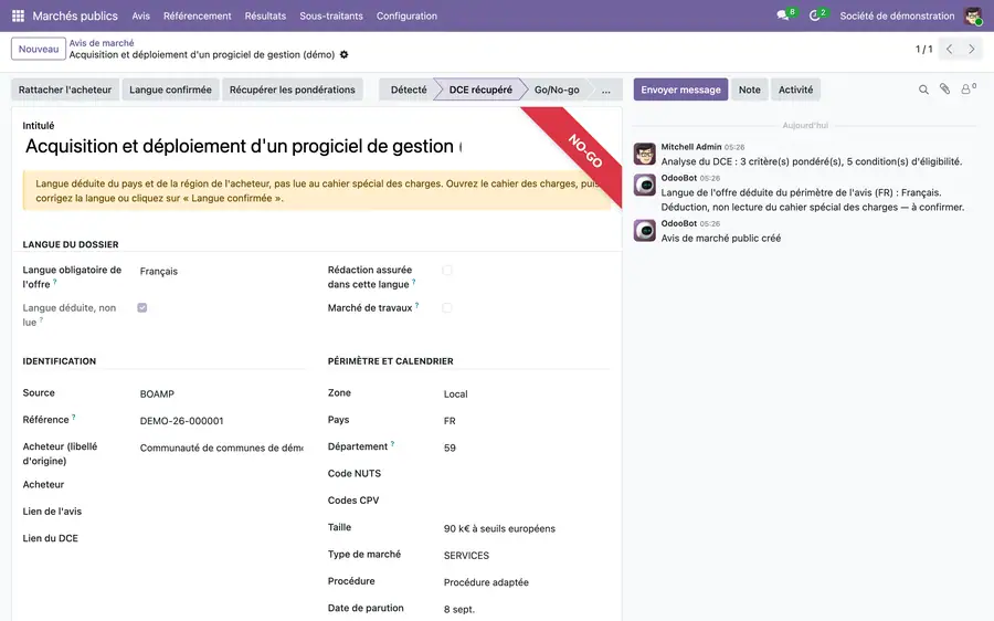 Ce que l'extraction change à la décision : le prix relevé à 45 % dépasse le seui