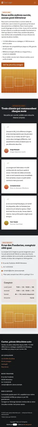 L'entrepôt à 414 px