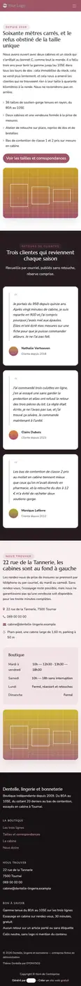 La cabine à 414 px