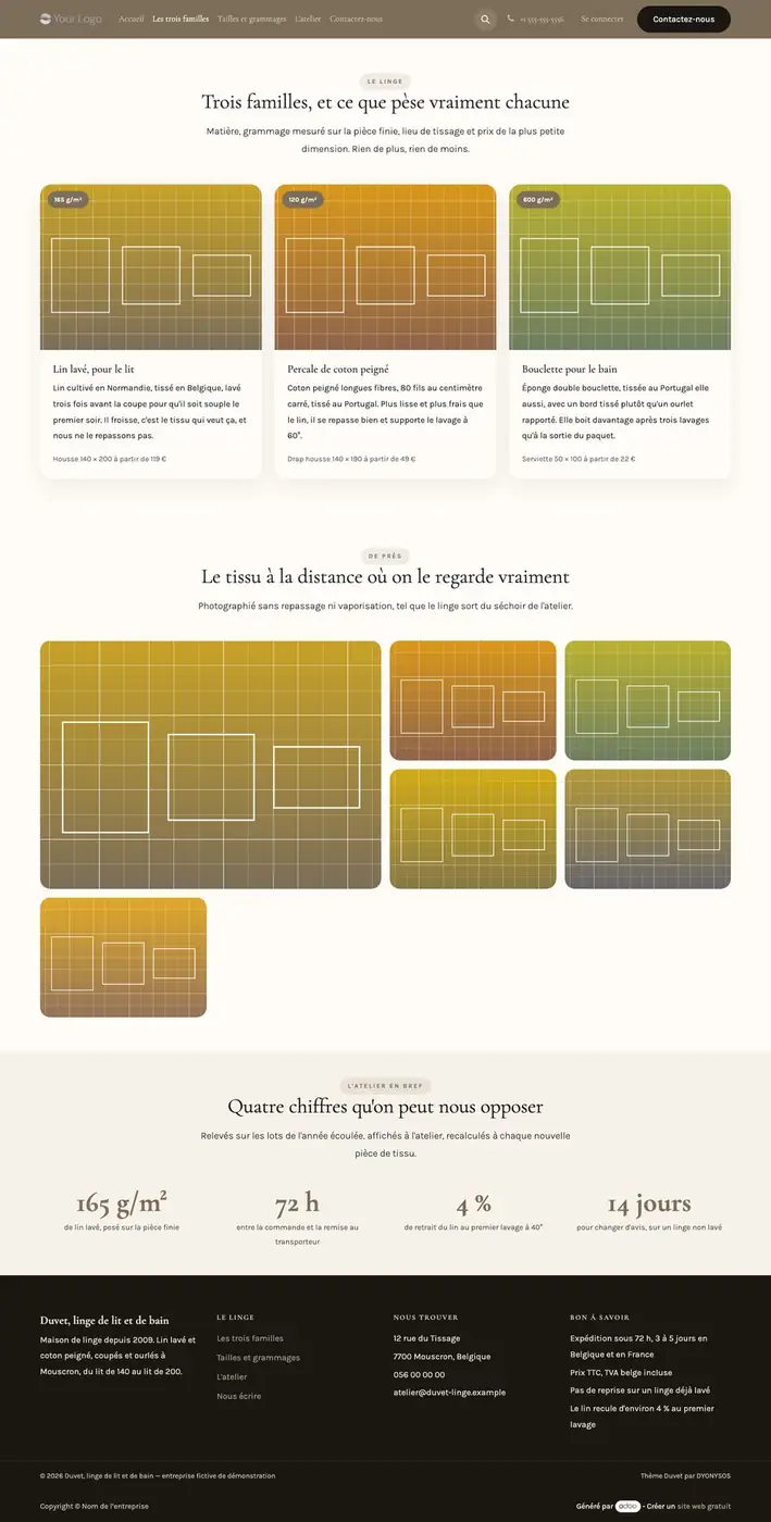 Les trois familles (/le-linge)