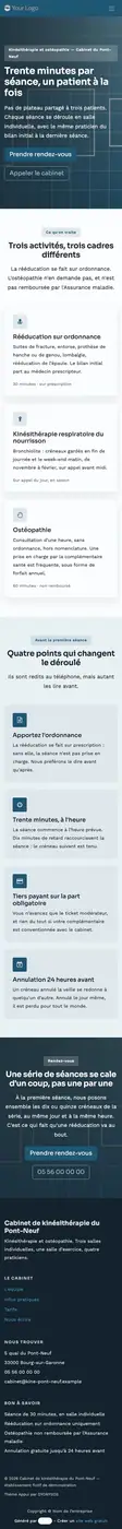 Rendu à 414 px de large