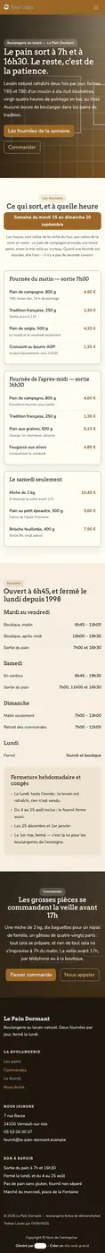 Rendu à 414 px de large