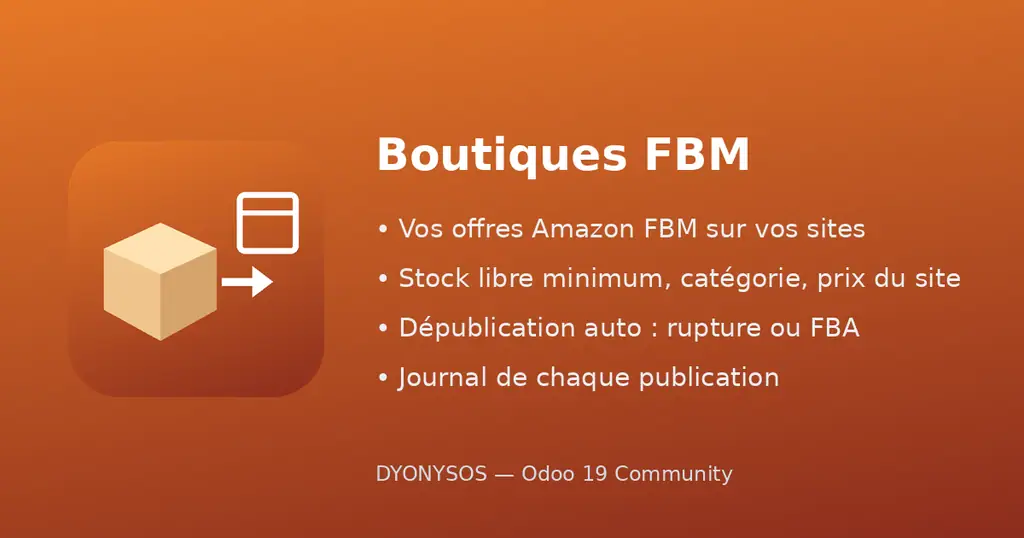 Boutiques FBM — vos offres Amazon expédiées par vous, sur vos propres sites — capture 1