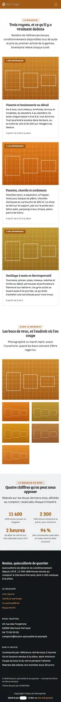 Les rayons à 414 px