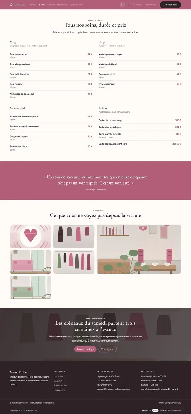 Les soins