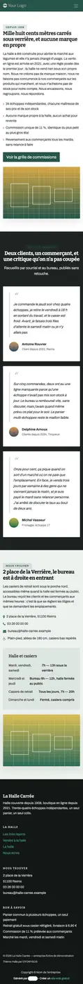 La halle à 414 px