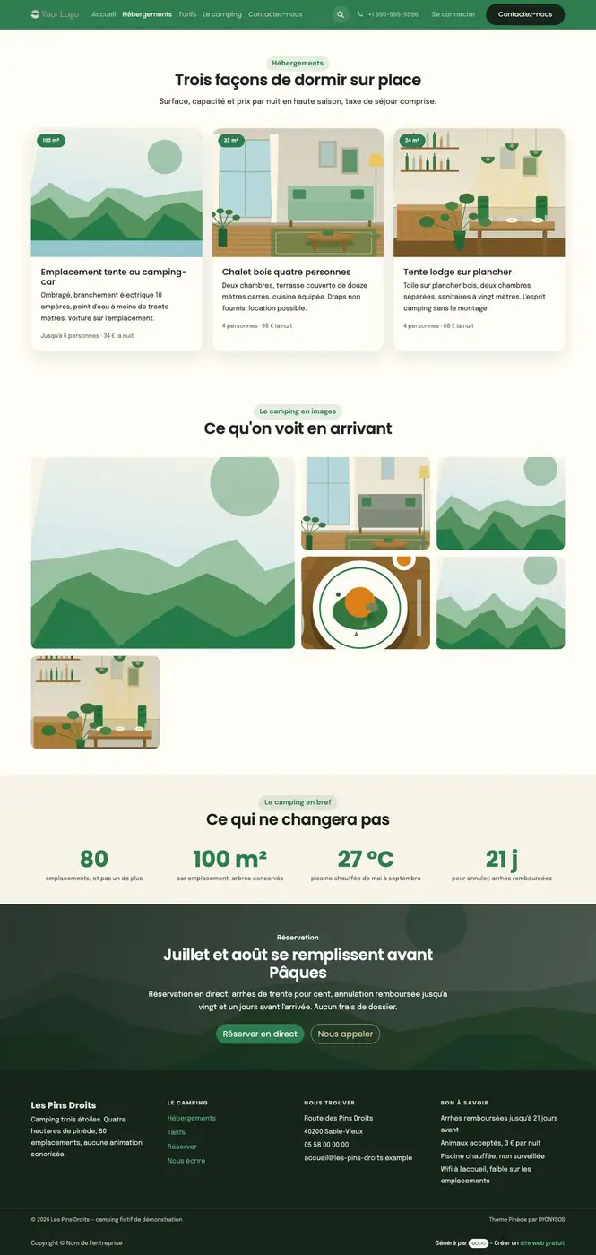Hébergements