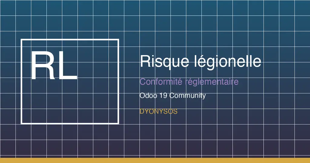 Risque légionelle — surveillance des réseaux d'eau chaude sanitaire collectifs (Odoo Online) — capture 1