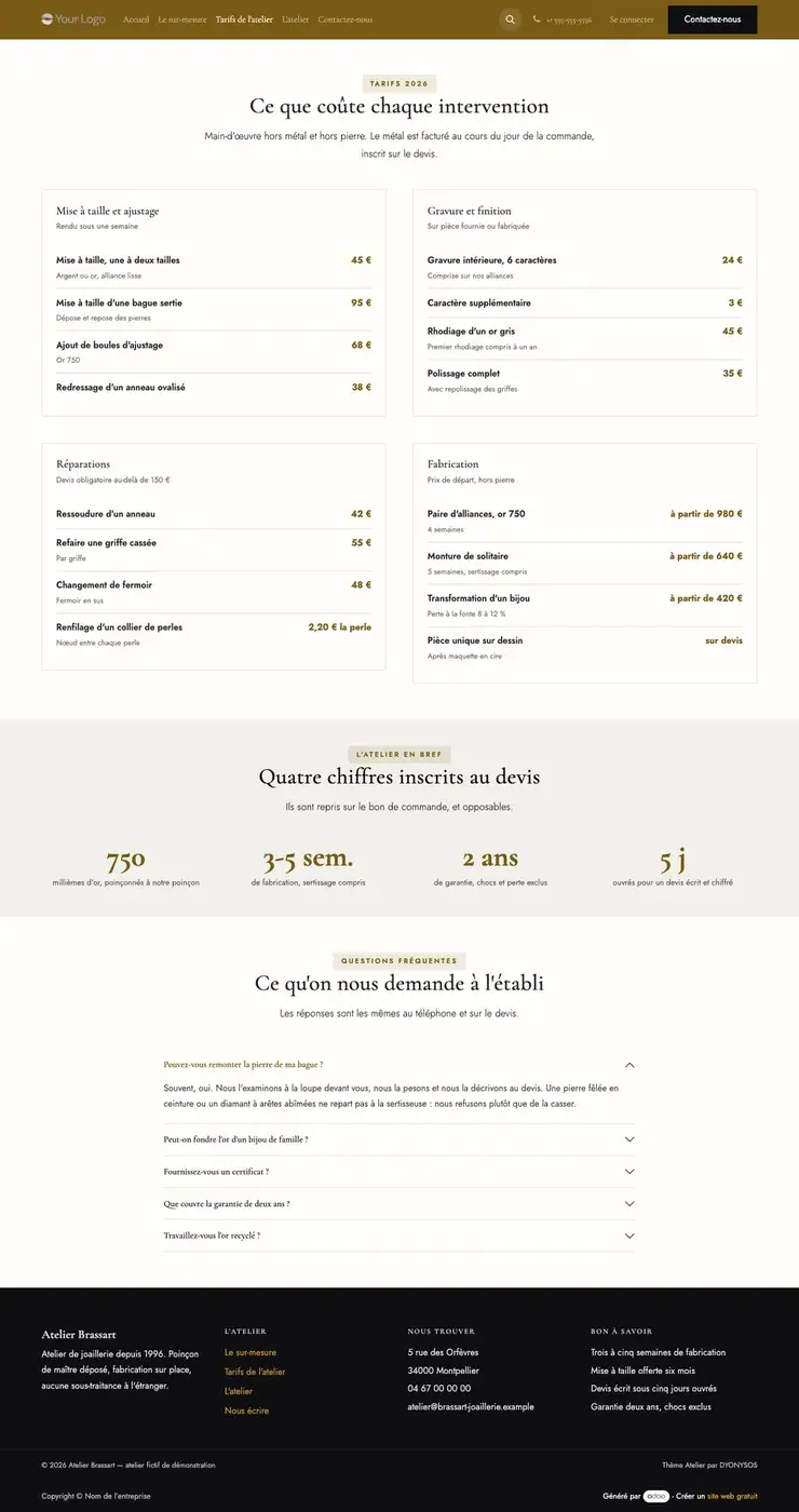 Tarifs de l'atelier (/tarifs-atelier)