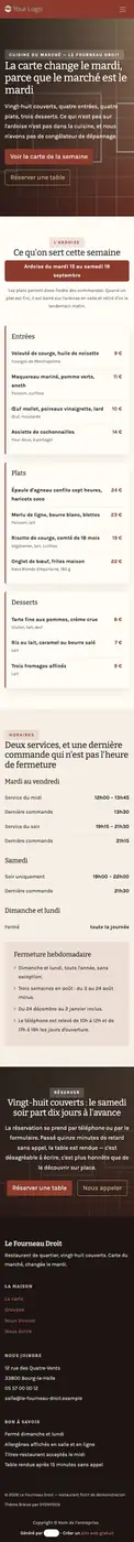 Rendu à 414 px de large