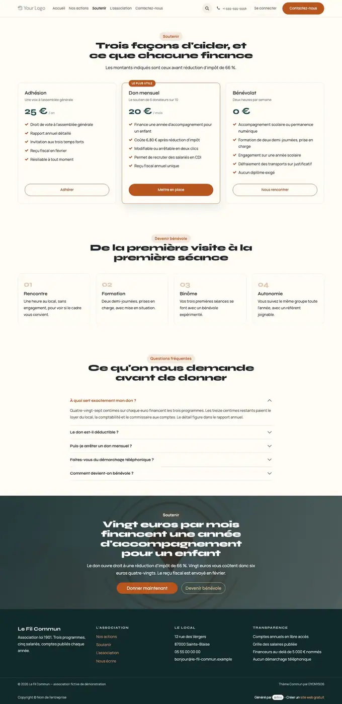 Soutenir