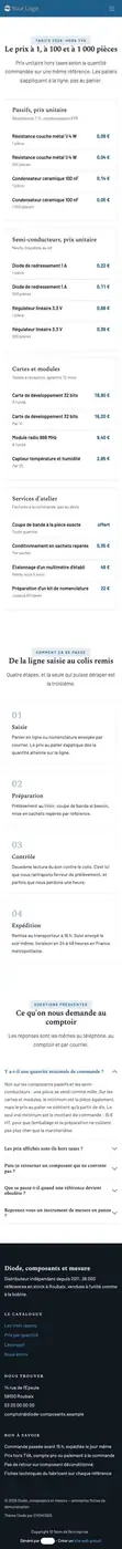 Prix par quantité à 414 px