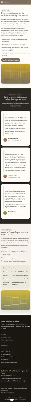 L'atelier à 414 px