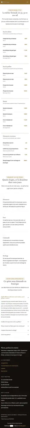 Concentrations et contenances à 414 px