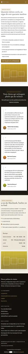 L'atelier à 414 px