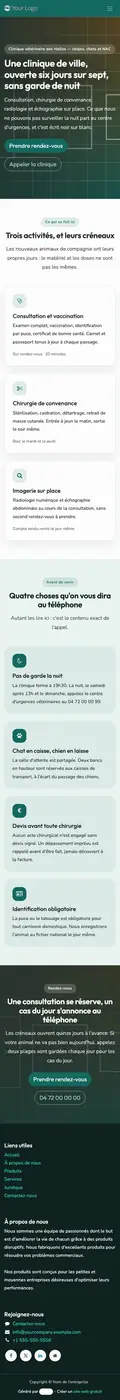Rendu à 414 px de large