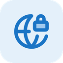 Icône de Site web privé — accès réservé, jamais indexé