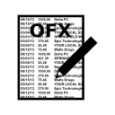 Icône de Import OFX Bank Statement