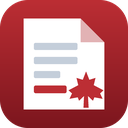 Icône de Paie Canada — T4, Relevé 1, CNESST, WSIB et retenues à la source (Odoo 20 Community)